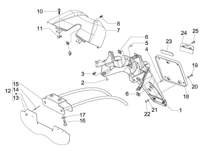 Καπάκια πίσω - Λασπωτήρας